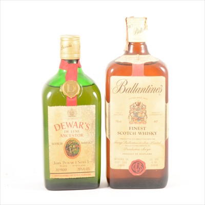 Lot 296 - DEWAR'S ANCESTOR and BALLANTINE'S FINEST, both 1970s bottlings