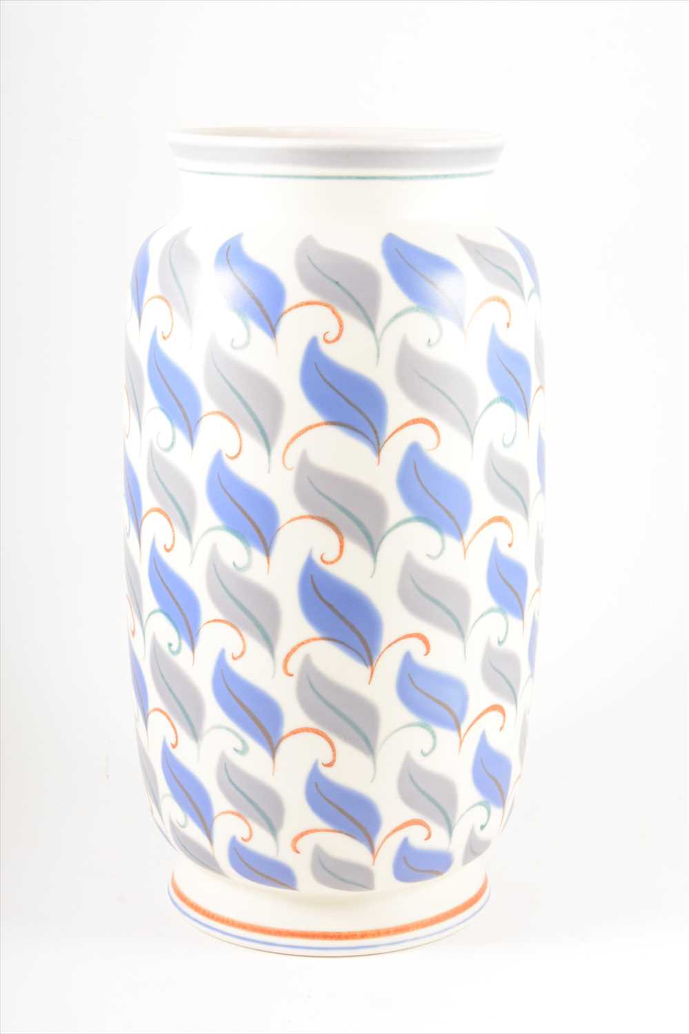 Lot 166 - A mid-century Freeform vase, by Poole Pottery, 1950s.