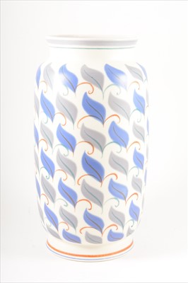Lot 166 - A mid-century Freeform vase, by Poole Pottery, 1950s.