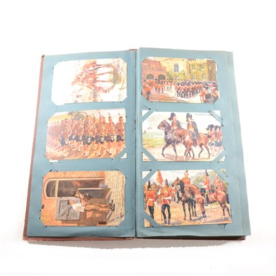 Lot 97 - A postcard album and contents, World War I related, ...