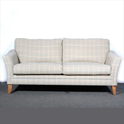 Lot 554 - A contemporary two-seat sofa by Laura Ashley