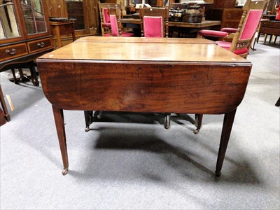 Lot 583 - A George III mahogany Pembroke table, ...