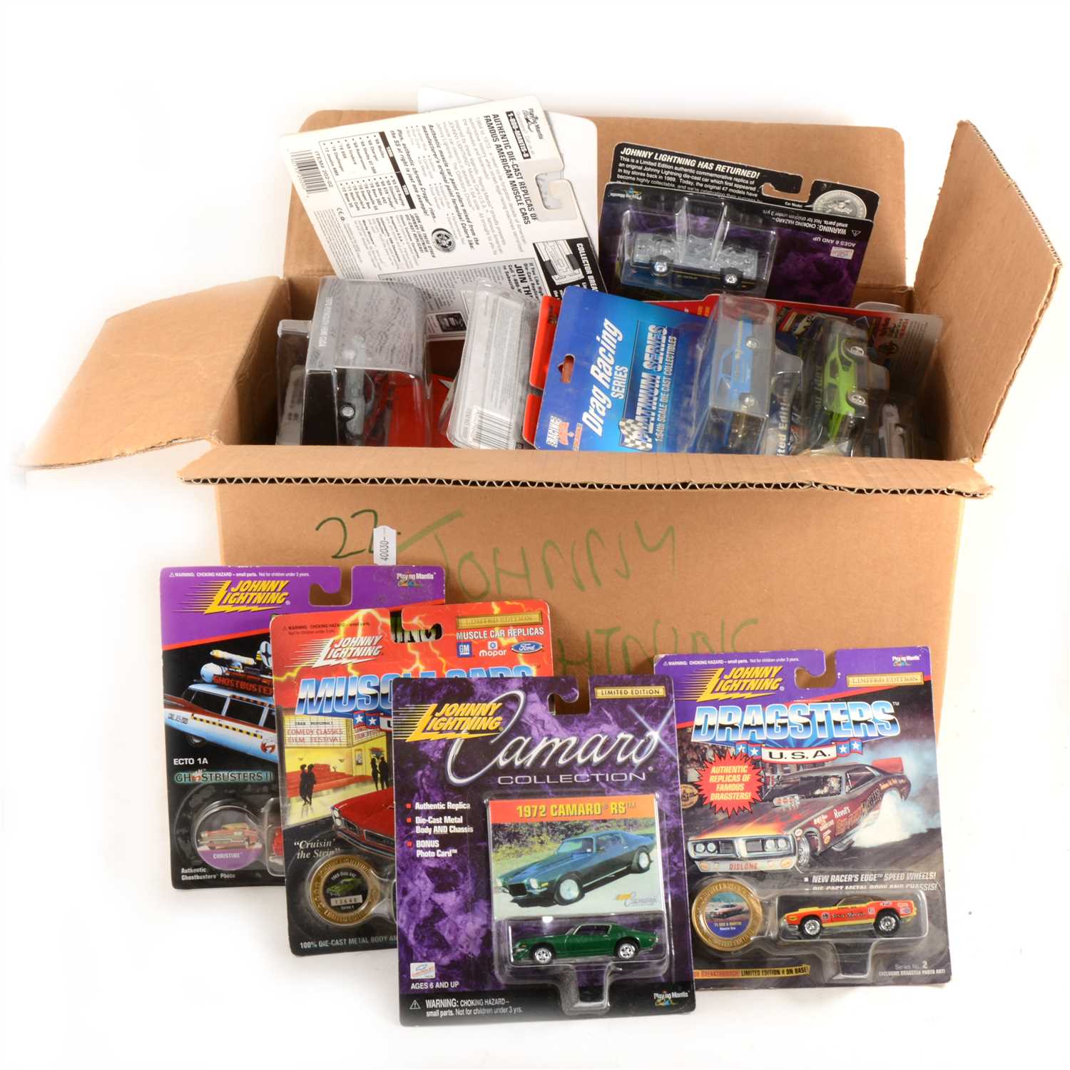 Lot 298 - Johnny Lightning model cars; approximately thirty