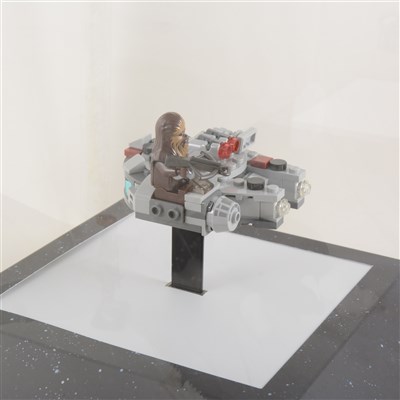 Lot 180 - Four Lego shop display stands; including Star Wars and Friends.