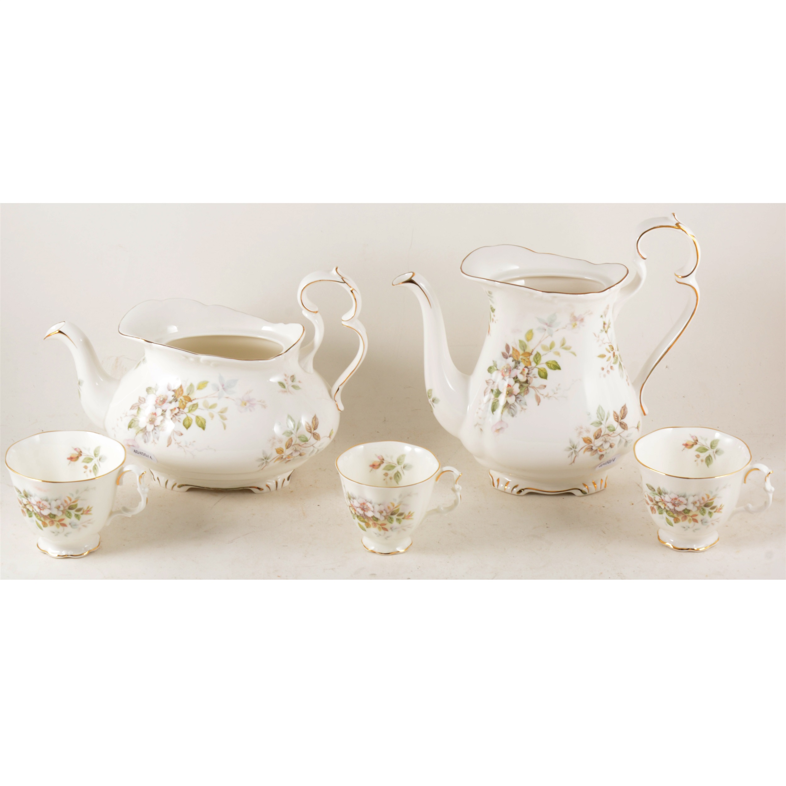 Lot 25 Royal Albert "Haworth" bone china tea service