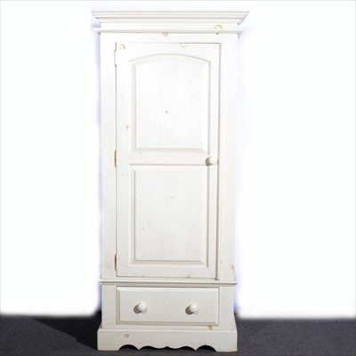 Lot 616 - A contemporary cream painted hanging robe, ...
