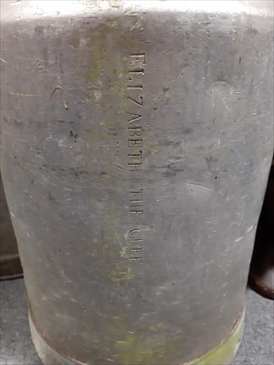 Lot 176 - Two vintage milk churns