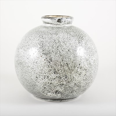 Lot 134 - A pottery globe vase by Robert Lallemant, circa 1930.