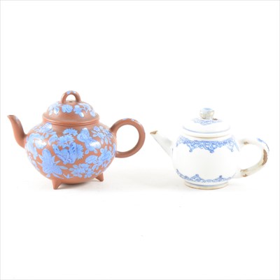 Lot 3 - Small Chinese Redware teapot, ...