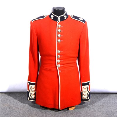Lot 224 - Irish Guards red tunic with pouch.