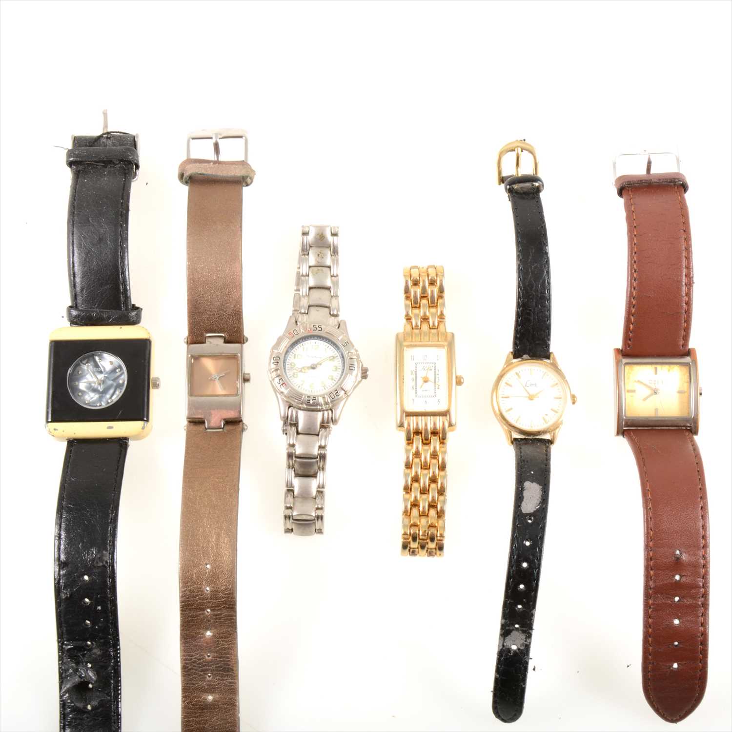 Lot 148 - A collection of modern wrist watches.