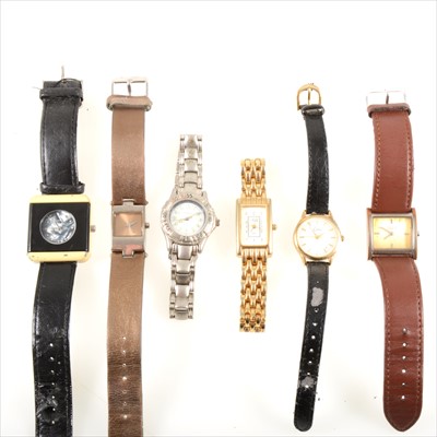 Lot 148 - A collection of modern wrist watches.