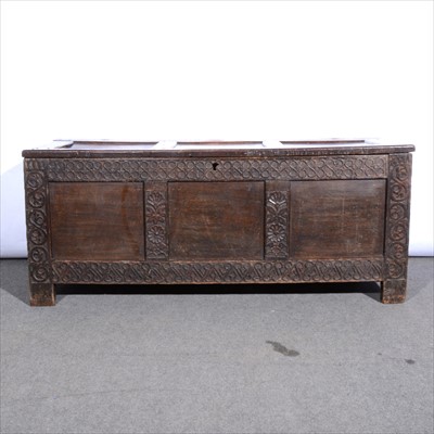 Lot 494 - Joined oak coffer