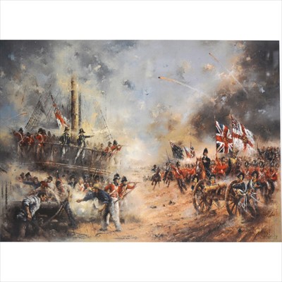 Lot 445 - A collection of Military prints, including a signed print, A Time for Heroes, etc.