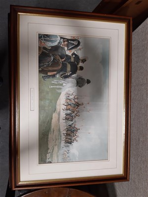 Lot 445 - A collection of Military prints, including a signed print, A Time for Heroes, etc.