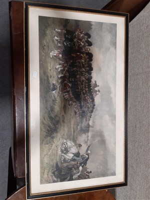 Lot 445 - A collection of Military prints, including a signed print, A Time for Heroes, etc.
