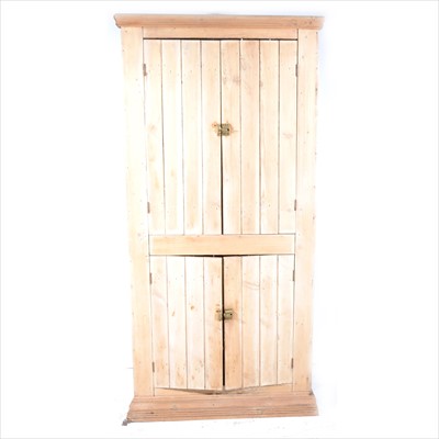 Lot 461 - A reclaimed pine cupboard