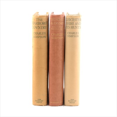 Lot 175 - Charles Simpson, Leicestershire and It's Hunts, London 1926