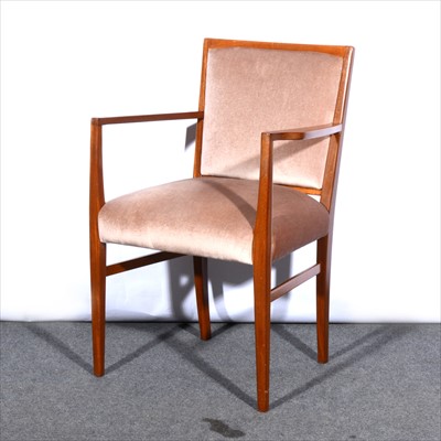 Lot 470 - A teak office chair