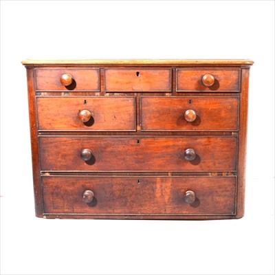 Lot 364 - A Victorian mahogany chest of drawers