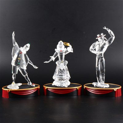 Lot 20 - Two Swarovski 'Masquerade' limited edition figures, and another.