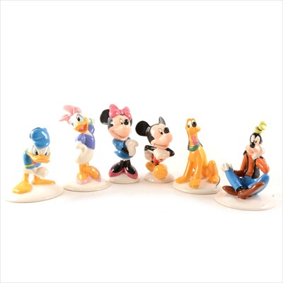Lot 4 - Six Royal Doulton 'The Mickey Mouse Collection' figures, all boxed.