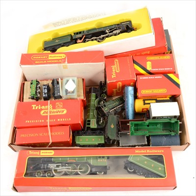 Lot 62 - Tri-ang Hornby OO gauge model railways, Graham Farish LNER locomotive and