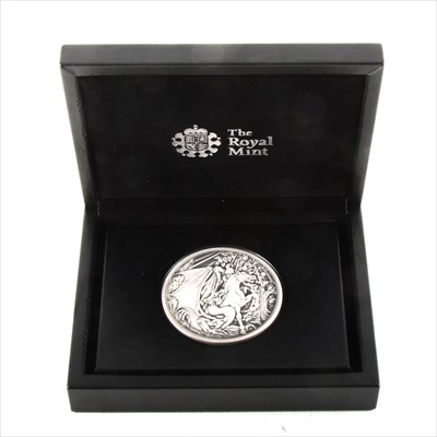 Lot 189 - Royal Mint 2010 silver medal.