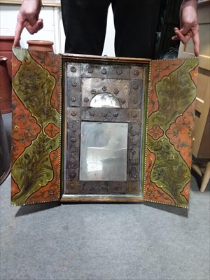 Lot 472 - Travelling mirror