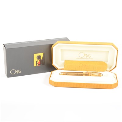 Lot 192 - Omas - a Vision Bronze 360M ball point pen.