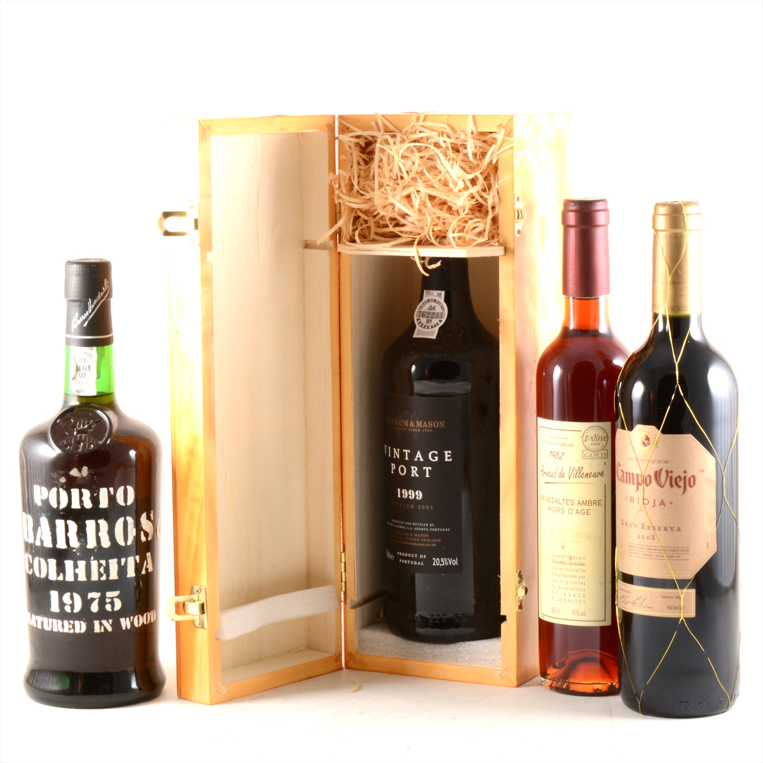 Lot 106 Eight bottles of wine, dessert wine and port.