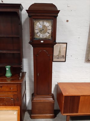 Lot 656 - Thomas Bradford, London, an oak longcase clock