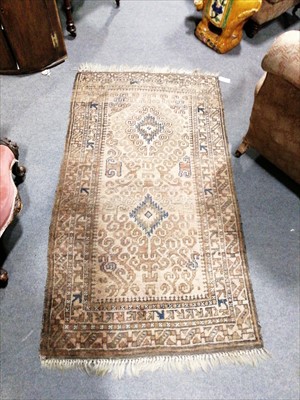 Lot 635 - An Afghan rug, ...