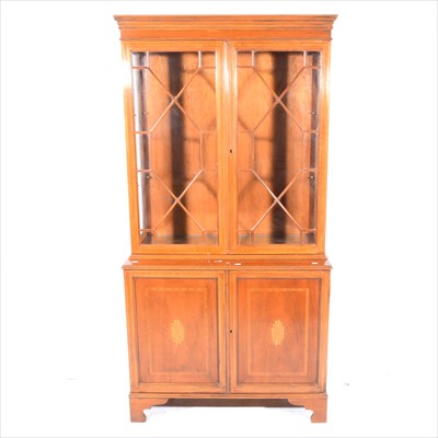 Lot 314 - Edwardian mahogany bookcase