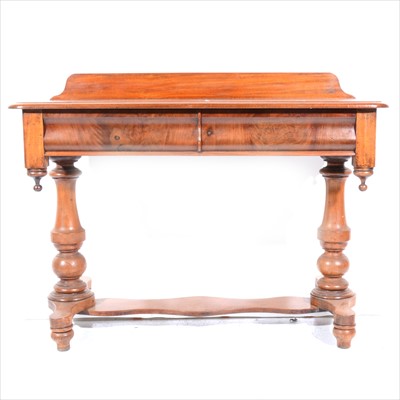 Lot 396 - Victorian mahogany side-table