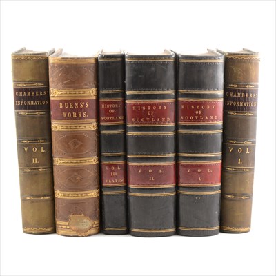 Lot 166 - James Taylor, A Pictorial History of Scotland, James Virtue, London 1859, 3 Vols; and a small library of books.