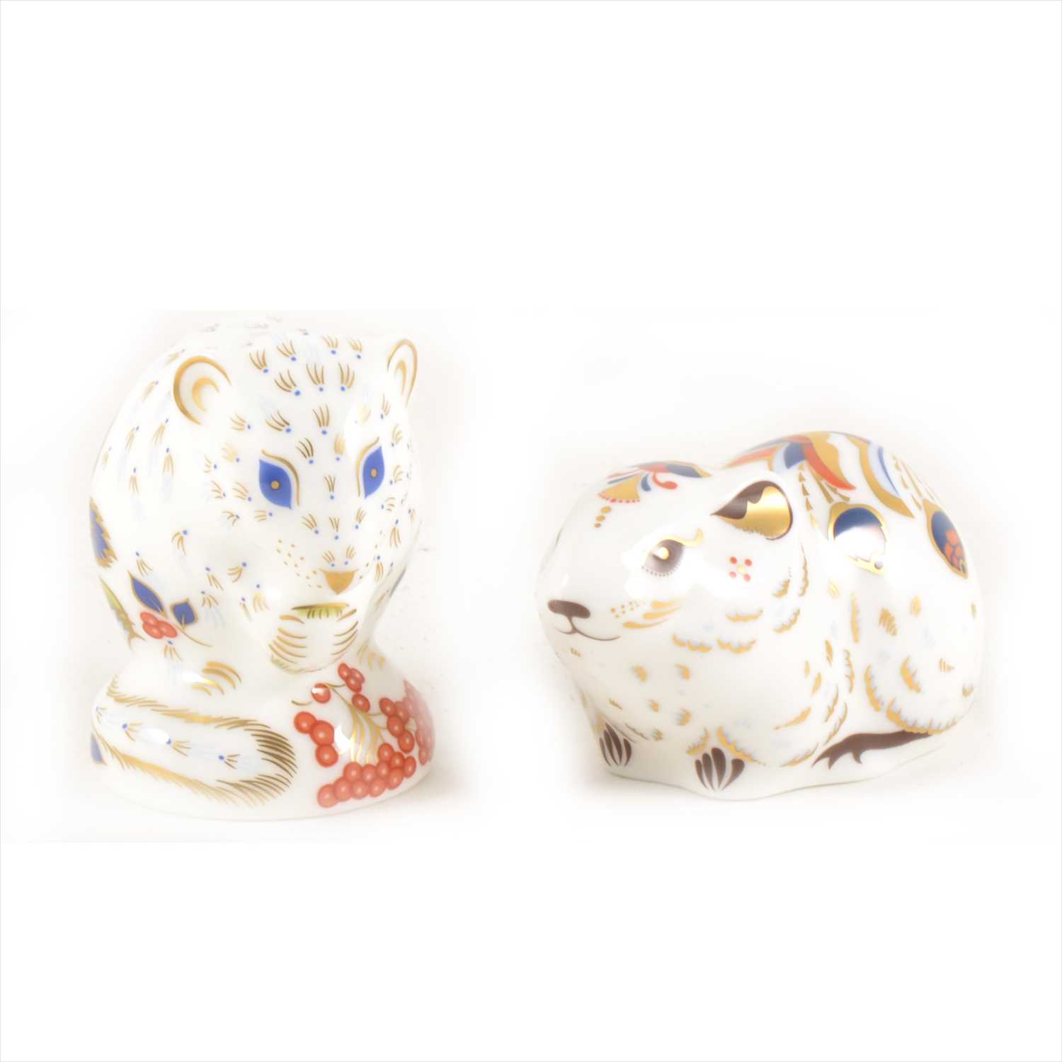 Lot 103 - Royal Crown Derby Collectors Guild Derby Doormouse and Bank Vole - boxed.