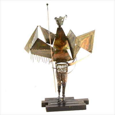 Lot 263 - Neville Barrow "Triumph" a metal sculpture 1974