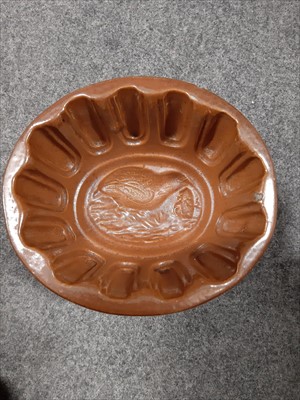 Lot 93 - Several ceramic jelly/ blancmange moulds and others.