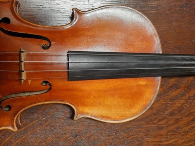 Lot 148 - A Victorian violin,37cm