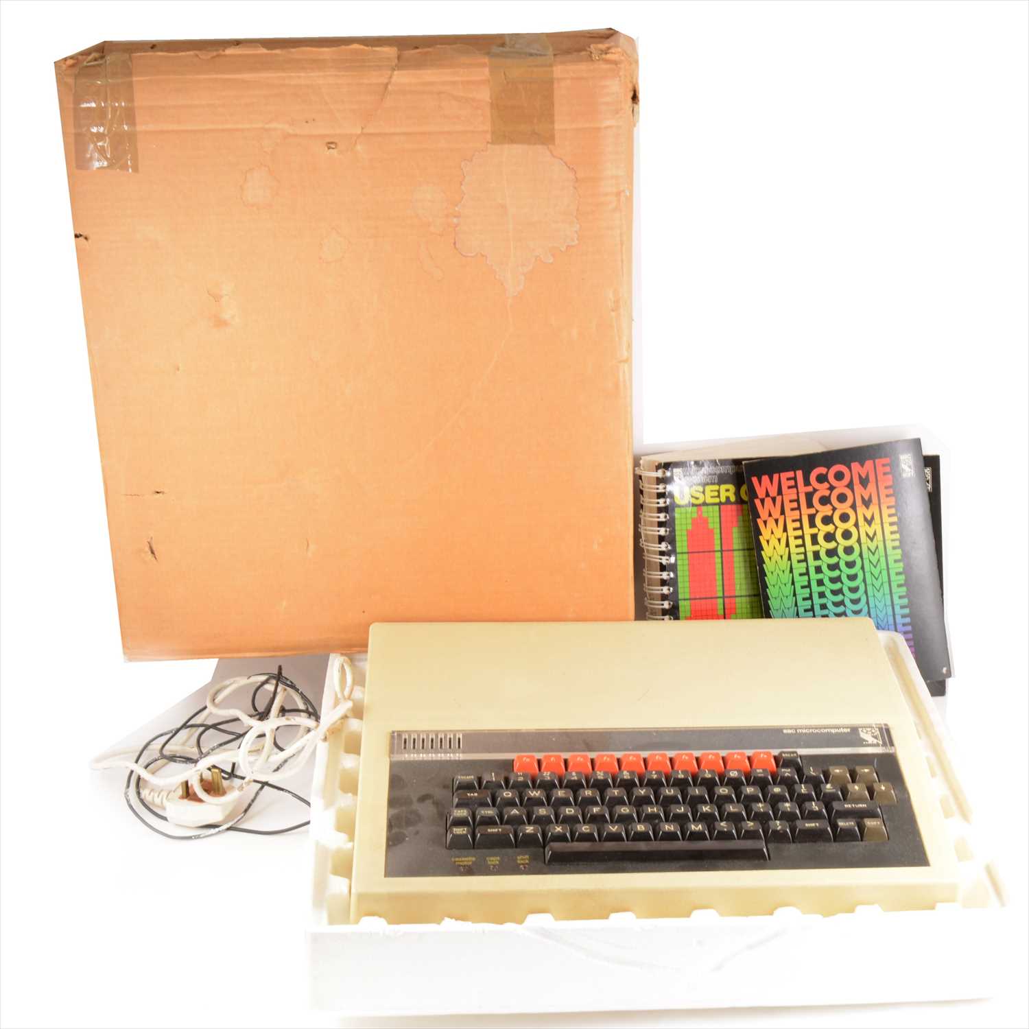 Lot 332 - An early BBC Microcomputer System computer, in original packing.