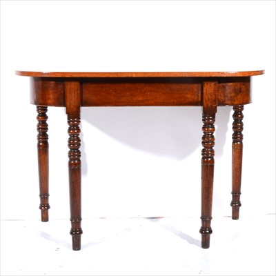 Lot 366 - A mahogany side table, 19th Century