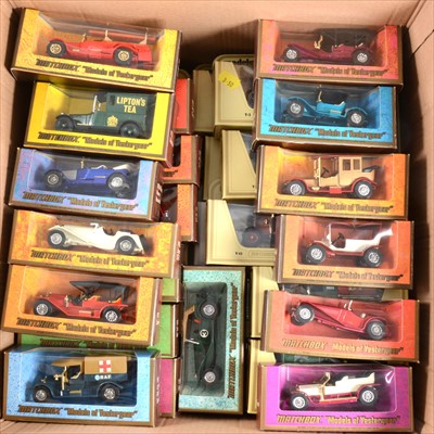 Lot 193 - Matchbox Toys; Models of Yesteryears die-cast models, all boxed, 1970s and 1980s examples, approximately 47.