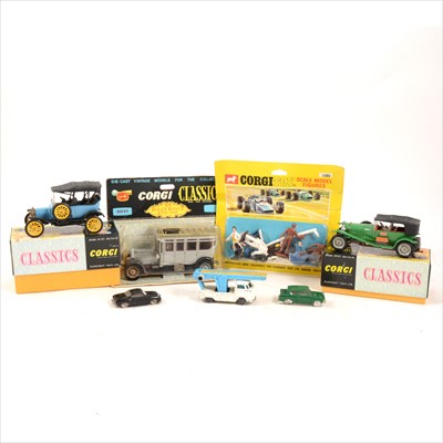 Lot 167 - Corgi Classics models, Lego Karman Ghia, sacle figures etc.