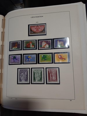 Lot 159 - Stamps: Germany, Luxembourg, Latvia and Lichtenstein, five album