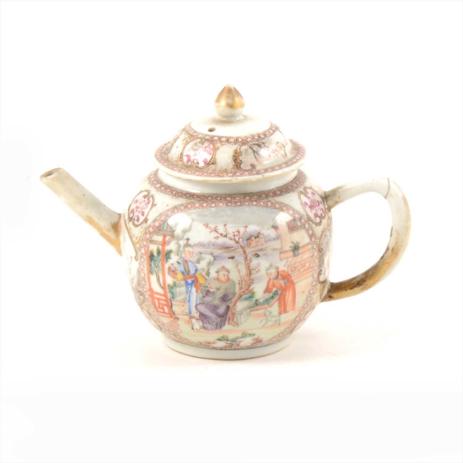 Lot 19 - Chinese famille rose teapot