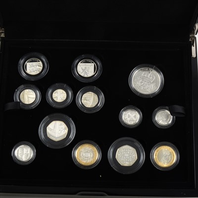 Lot 351 - Royal Mint 2010 UK silver proof coin set