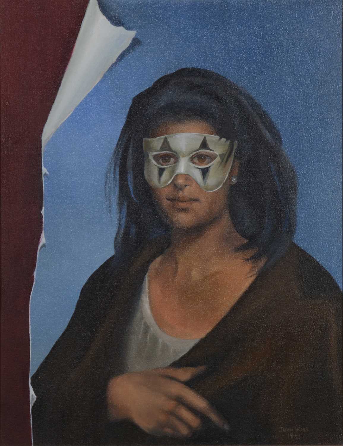 Lot 316 - John Voss, Surrealist portrait of a lady