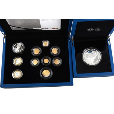 Lot 350 - Royal Mint 2012 UK Diamond Jubilee silver proof coin set