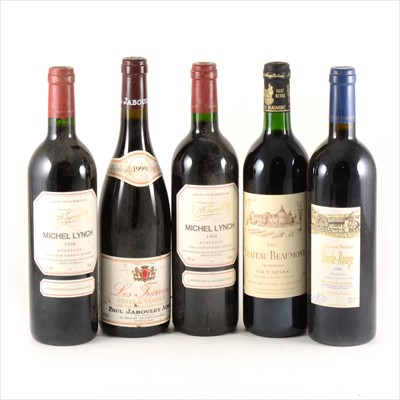 Lot 295 - Assorted red table wine, 13 bottles.